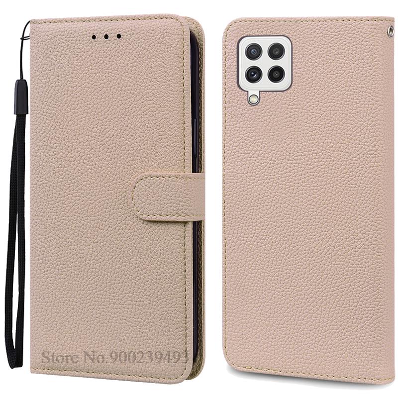 M32 4G Case For Samsung Galaxy M32 Case Leather Wallet Flip Case For Samsung M32 M 32 SM-M325F Case Soft Silicone Cover Fundas