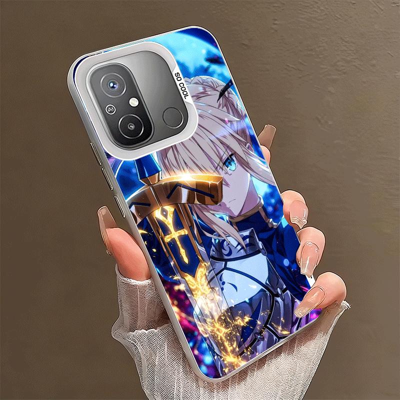 Ударопрочный чехол для телефона Fate Zero Stay Night Saber для Xiaomi Poco X7 X6 X5 X3 Pro F7 Ultra M8 Redmi 15C 15 14C 13C 12C 10C 13 12