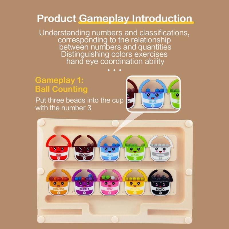 Интерактивная ходячая бусина-игрушка для дошкольников Магнитный лабиринт-головоломка Развивает координацию рук и глаз Навыки логического мышления