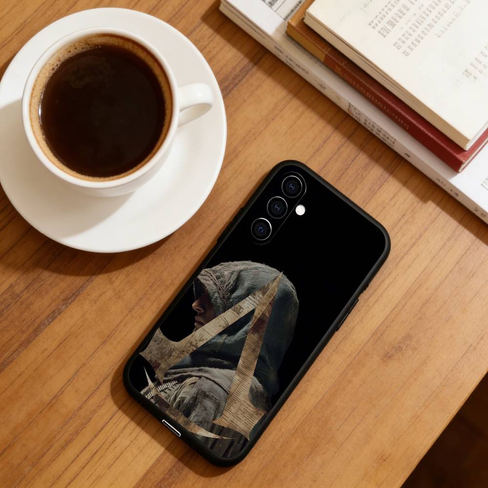 Чехол для телефона Assassin's Creed Черный Мягкий Силиконовый Для Samsung Galaxy A73,A72,A71,A70,A53,A52,A51