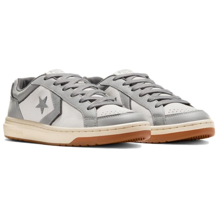 Converse Pro Blaze Classic comfortable and versatile slip-resistant and wear-resistant low-top skate shoes unisex grey and white