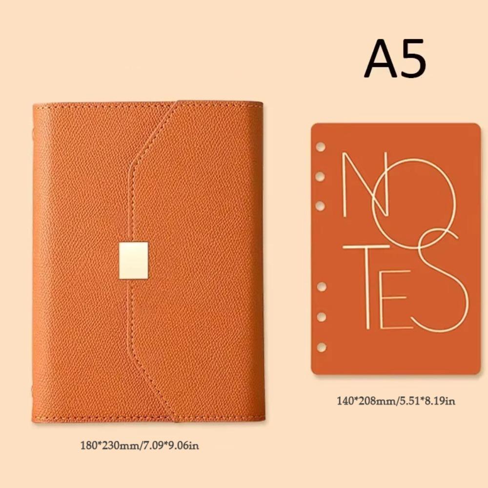 A6/A5 Binder Notebook PU Leather Travel Journal Notebook Premium Refillable Notebook