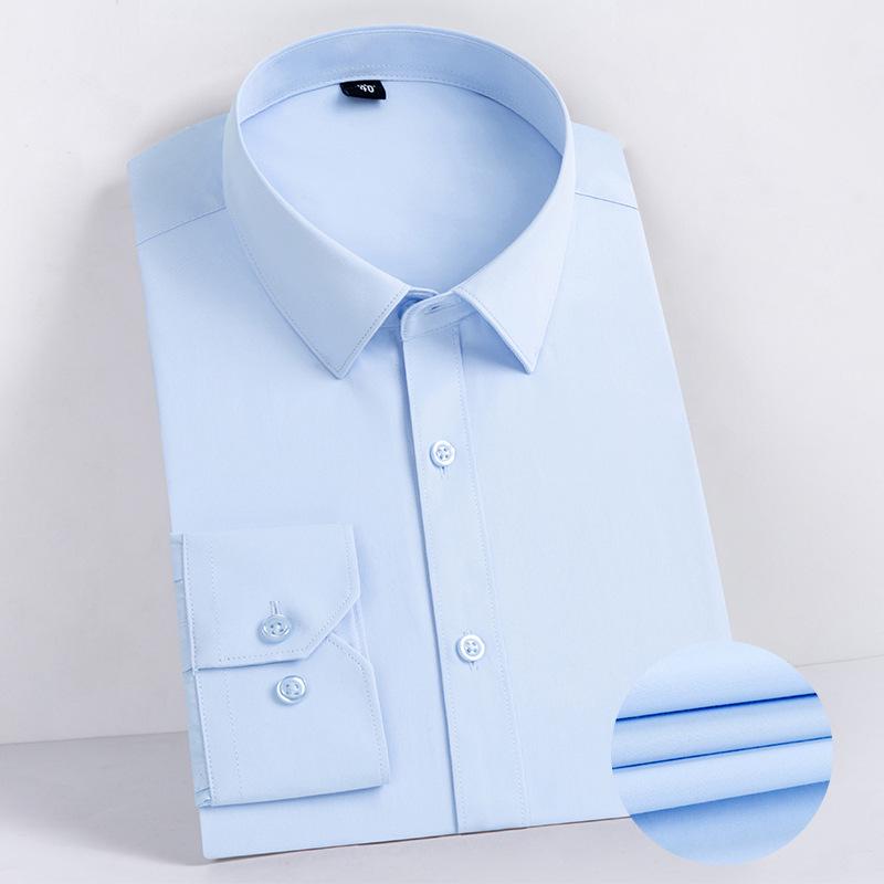 Мужская тонкая рубашка Dongyu Non-Iron с длинным рукавом в деловом стиле