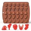 Рождественская шоколадная форма 3D силиконовая форма форма для конфет форма для желе инструмент для украшения торта своими руками инструменты для выпечки
