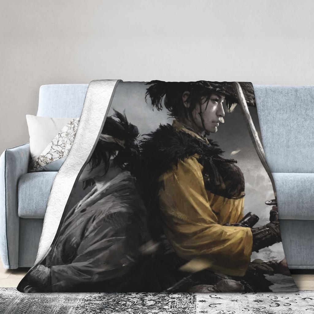 Теплые ОдеялаДетские Взрослые Декоративные Призрак Йотей 2025 Игровое Плед Фланелевое Покрывало Для Домашнего Декора Узор Чехол На Диван