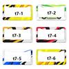 license plate frame with cool color scheme for World Rally Formula Races Personalized license plate cover can added with text 2 License Plate Covers