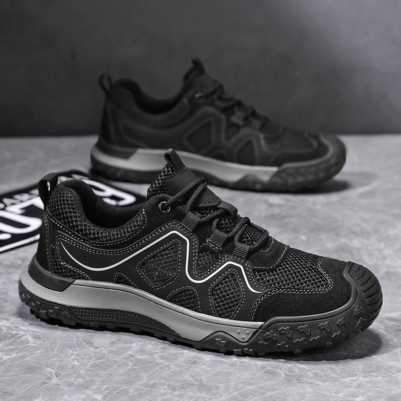 Fashion Breathable Male Mesh Shoes Outdoor Flats Tenis Sport Shoes Stylish Walking Footwear New Trainers Sandals Mens Casual Sneakers
