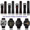 Первый слой Коровья кожа Ремешок для часов для Seven Friday P2/PS1/M2/02 Q2 Ремешок Натуральная кожа Ремешок для часов 28 мм большой циферблат мужской Браслет
