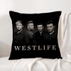 Westlife Подушка The Twenty Tour Натуральный Лен Органическая Ткань Двусторонний Принт Диван Домашний Декор Дышащая