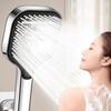 Large Panel Hand Shower Head Large Flow Rainfall High Pressure Bathroom Accessories With Filter 3 Modes Shower Replacement