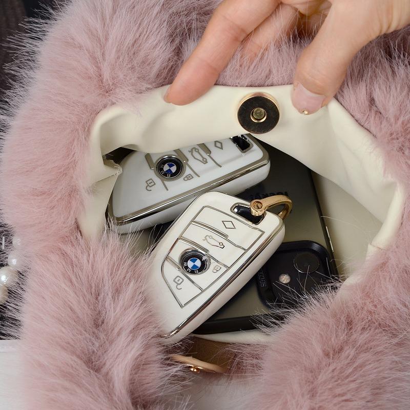 Новая плюшевая сумка-клатч из искусственного лисьего меха, сумка-тоут, осенне-зимняя сумочка, универсальная сумка-мессенджер на цепочке