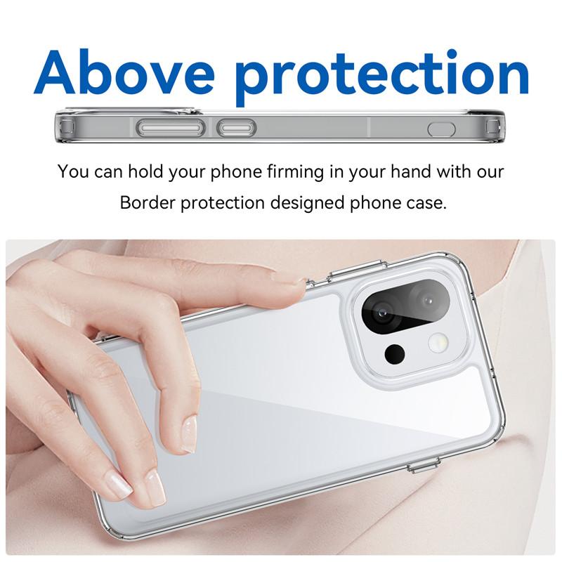 Для чехла OnePlus 13T Чехол OnePlus 13T 5G Funda Противоударный Прозрачный ПК + ТПУ Силиконовый Защитный Чехол на Заднюю Панель Телефона Для OnePlus 13T