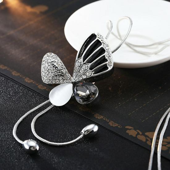 Элегантное ожерелье-цепочка с кисточкой для женщин - Универсальный, высококлассный европейский и американский дизайн для осенне-зимней моды