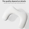 Professional U-Shape Nail Arm Rest for Manicure Premium PU Leather Hand Cushion with Removable Stand Fits UV LED Lamp Space Save