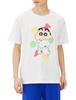 Shiro Shinnosuke Nohara Pajamas Short Sleeve Character Goods Print White [Crayon Shinchan] T-shirt Shin-chan Men's