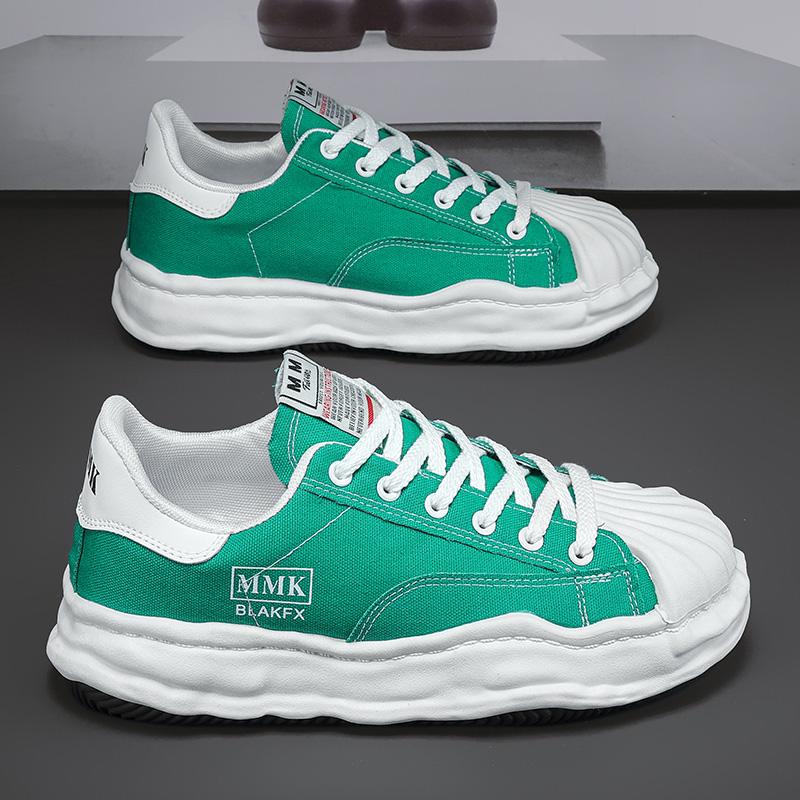 Мужские и женские летние туфли-ракушки с изголовьем, повседневные туфли на платформе, белые туфли, парусиновые туфли, увеличивающие прилив, туфли