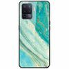 Закаленное Стекло Чехол для Oppo Reno5 Lite Жесткая Задняя Крышка для Oppo Reno 5 Lite Роскошный Расписной Reno5Lite Funda 6.43'' Ударопрочный