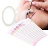 10pcs Eyelash Extension Storage Card False Eyelash Fans Paper Card Makeup Organizer