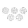 5PCS Coffee Maker Filter Disc Round Stainless Steel Reusable Coffee Filter for Replacement
