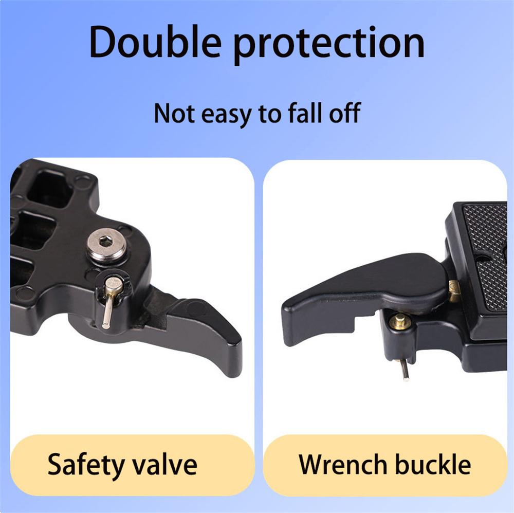 Quick Change Rectangular Plate Adapter Release Clip for Manfrotto 323 RC2 Tripod