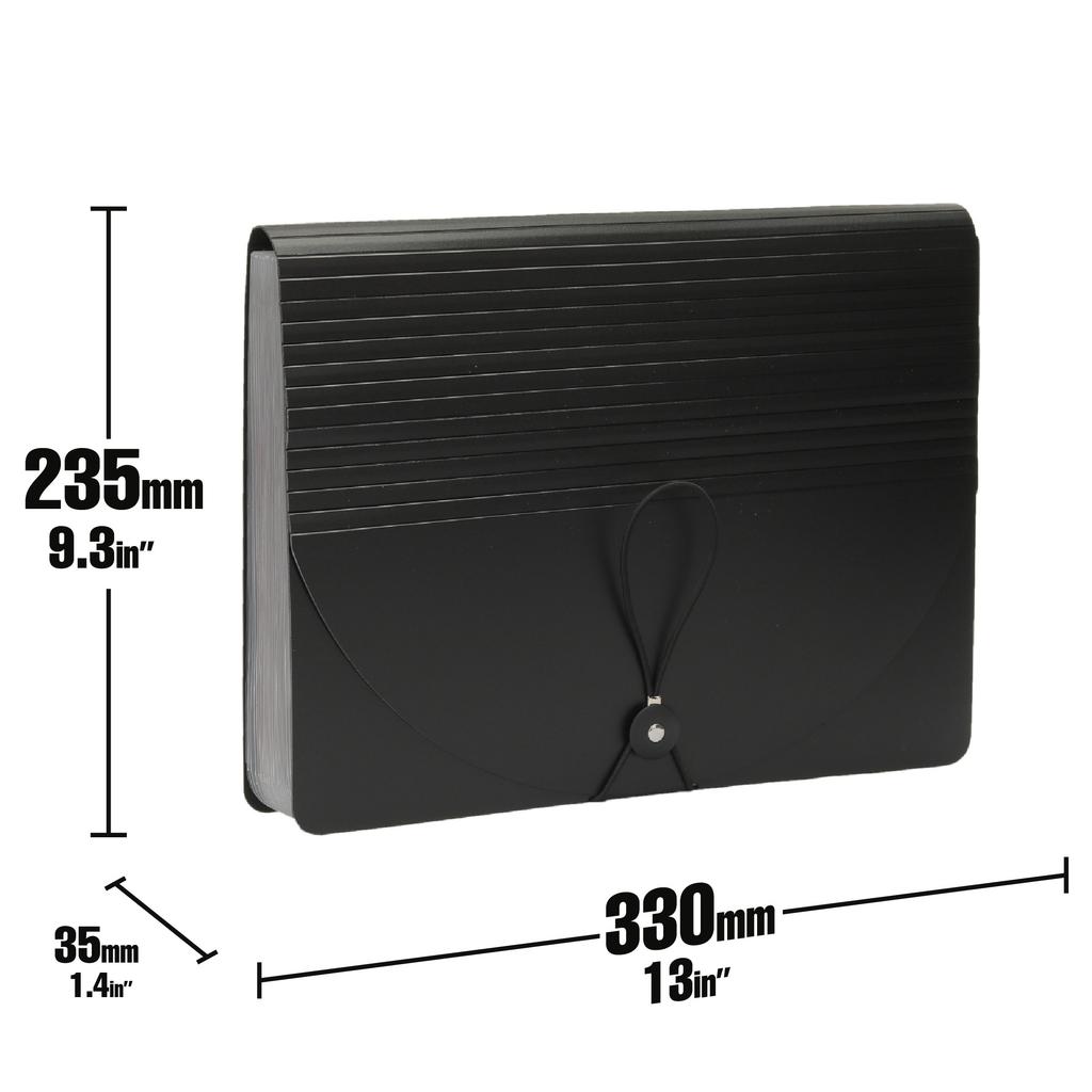 Расширяющаяся папка-аккордеон 13/24, формат А4, портативный органайзер для документов с цветными вкладками для студентов