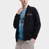 Fila Логотип Повседневная трикотажная куртка Мужские куртки Черный F11M338501ABK