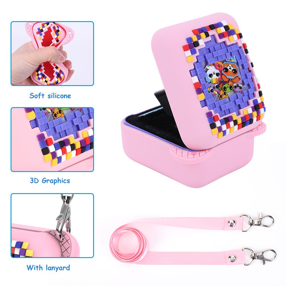 Защитный чехол для цифрового питомца Bitzee, силиконовый защитный чехол, пылезащитная сумка-переноска с длинным ремешком, аксессуары для игрушек