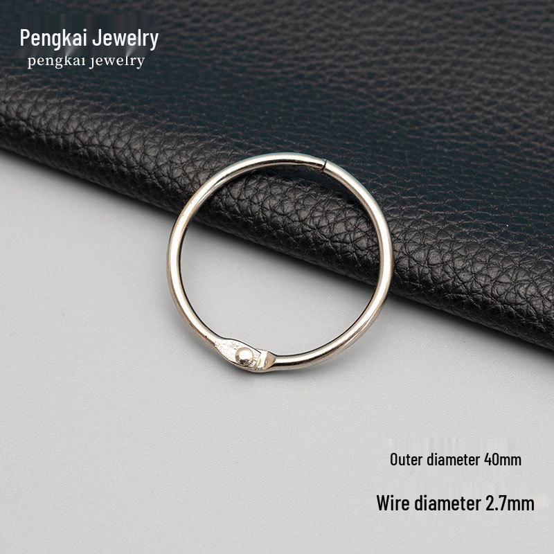 Металлические кольца-зажимы для DIY альбомов, украшений и брелоков