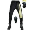 Motorcycle Cycling Pants Leisure Motorcycle Kevlar Anti Fall Windproof Jeans Thread Leg Tie Knight Pants Men