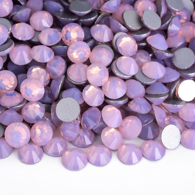 Flat Bottom Diamond, Manicure Diamond Glass, Crystal Round Mobile Phone Accessories, Sticker Diamond Diy Rhinestone Jewelry Accessories