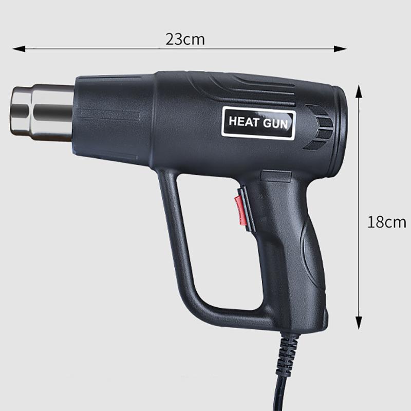 2000 Вт Тепловой фен Профессиональный промышленный фен горячего воздуха Воздушный фен для пайки Термофен Паяльная станция Инструмент для упаковки в термоусадочную пленку