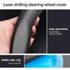 Suitable for Mg Ultra-Thin Breathable Leather Steering Wheel Cover Suitable for Zs Mg3 Hybrid Luxury 2025 One Mg4 Mulan Hs 5 6 Hector Gt Zt 4