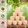 50Pcs Wood Blocks for Crafts Pine Wood Square Blocks 1 Inch Unfinished Wood Craft Cubes Natural Wooden Blocks Wooden Cubes