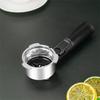 51mm Bottom Handle Filter Basket for Coffee Enthusiasts Espresso Machine Parts Three Ear Portafilter Replacement