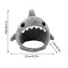 Pet Hat Shark Shaped Adjustable Soft Kitten Outfit Accessories Cat Shark Hat For Party Dress Up Photography Cosplay