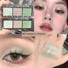 Crazy Popular! Ju-Style Three-Color Eyeshadow Palette 01 Xiaoyu's Dream Matte Shimmer Fine Glitter Highlighter Affordable Price