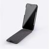 MELKCO Compatible For iPhone 16 Magnetic Case Vertical Flip Genuine Cow Leather+PC Shockproof Cover