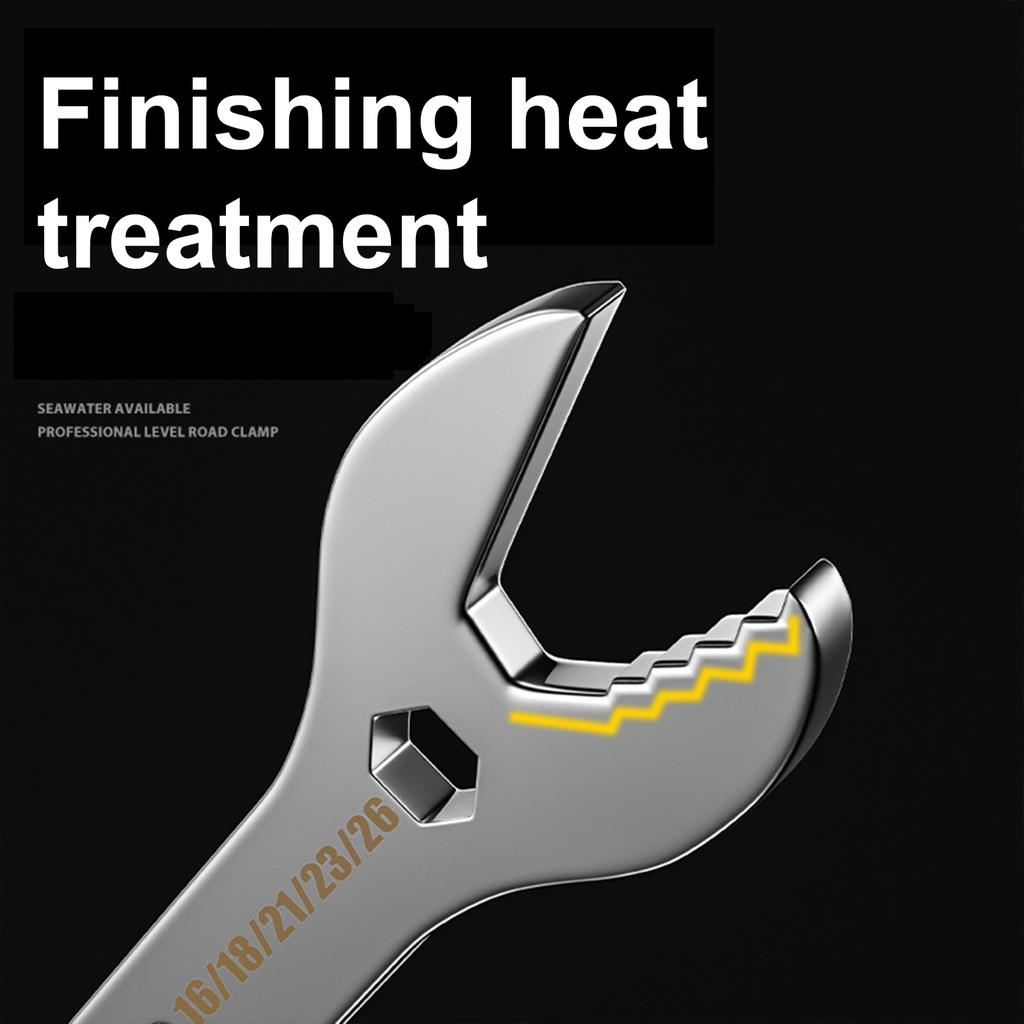 Двухголовочный самозатягивающийся ключ для гаек разных размеров Torx, ручной инструмент для домашнего и профессионального использования