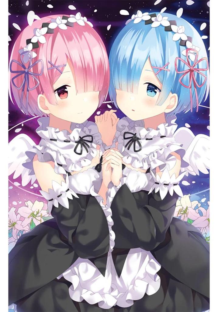 Косплей-наряд горничной в стиле аниме Re:Zero - Рем и Рам
