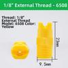1/8 Inch 1/4 Inch 1/2 Inch Cone Spray Nozzle Adjustabl Plastic Spray Nozzle  Factory Maintenance