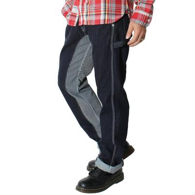 Рабочие брюки Kojima Jeans Monkey Combo Painter, мужские брюки, 36, Индиго/Хикори