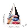 Fish Cotton Crochet Shoulder Bag Large Capacity Tassels Beach Handbag Hollow Out Woven Bag  Beach