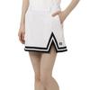 FootJoy Golf Skirt, Solid Hemline, White, Women's, Medium, FJW-S25-P02, 34878-M