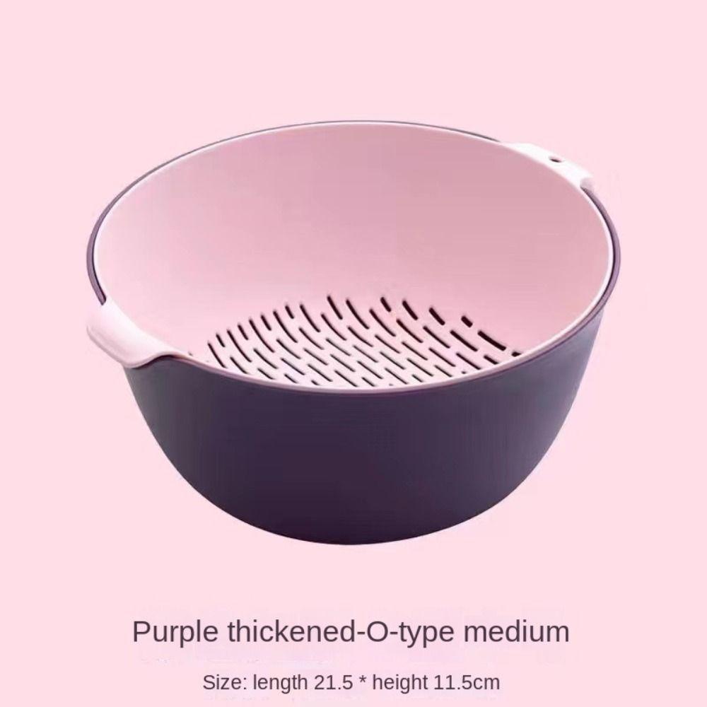 Drainer Plastic Drain Basket Vegetable Cleaning Tool Washing Storage Basket Kitchen