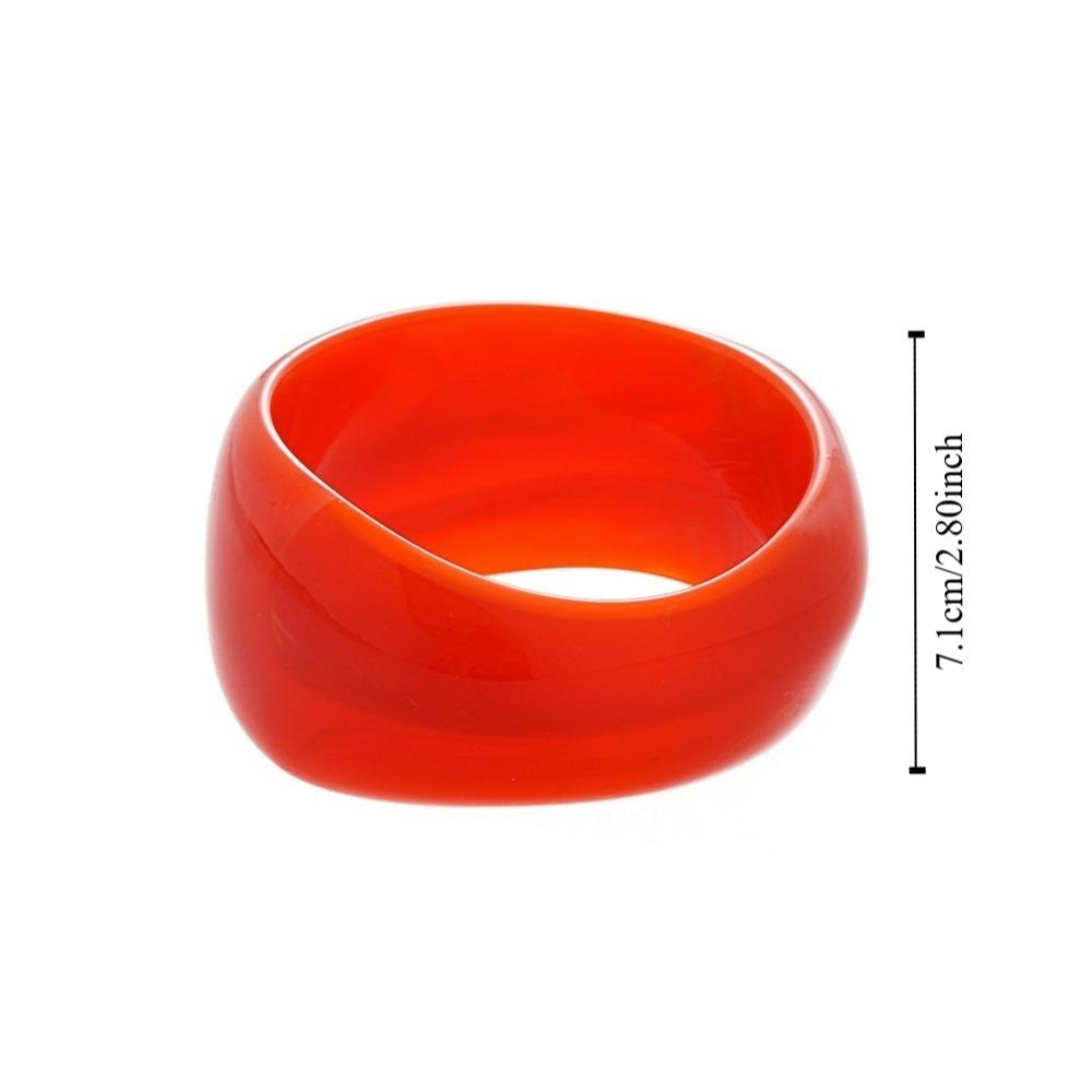 Exaggerated Wide Chunky Bangles Irregular Hand Ring Geometric Bracelets  Women