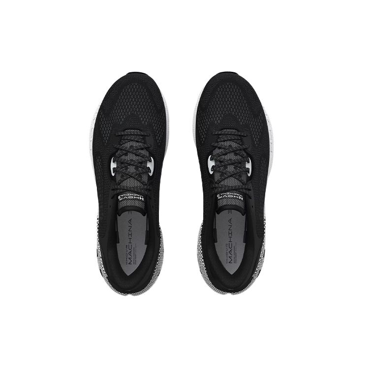 Under Armour HOVR Machina 3 CN Беговые кроссовки Черный Белый Серый Женские 3025660-001