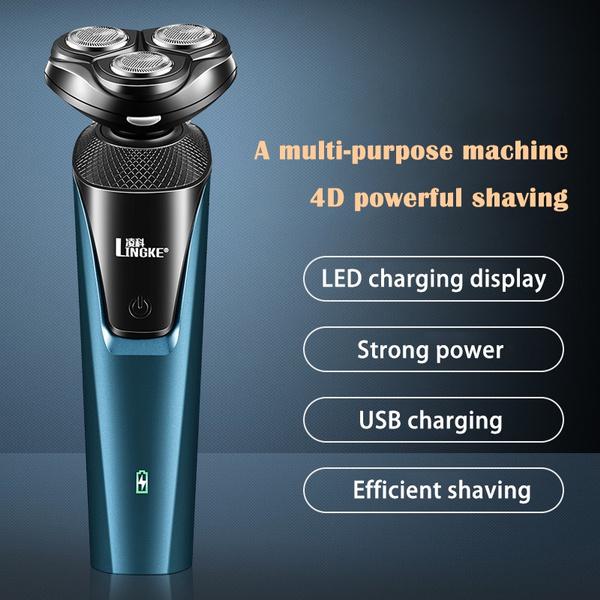 3 в 1 электробритва для мужчин 4D бритва триммер для бороды USB аккумуляторная портативная машинка для мытья волос машинка для стрижки волос для лица Epilato
