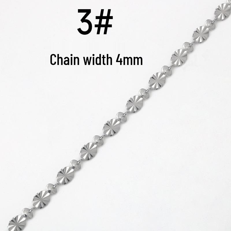 Ожерелье и браслет из нержавеющей стали с цепочкой «сердечко-твист», аксессуары для DIY