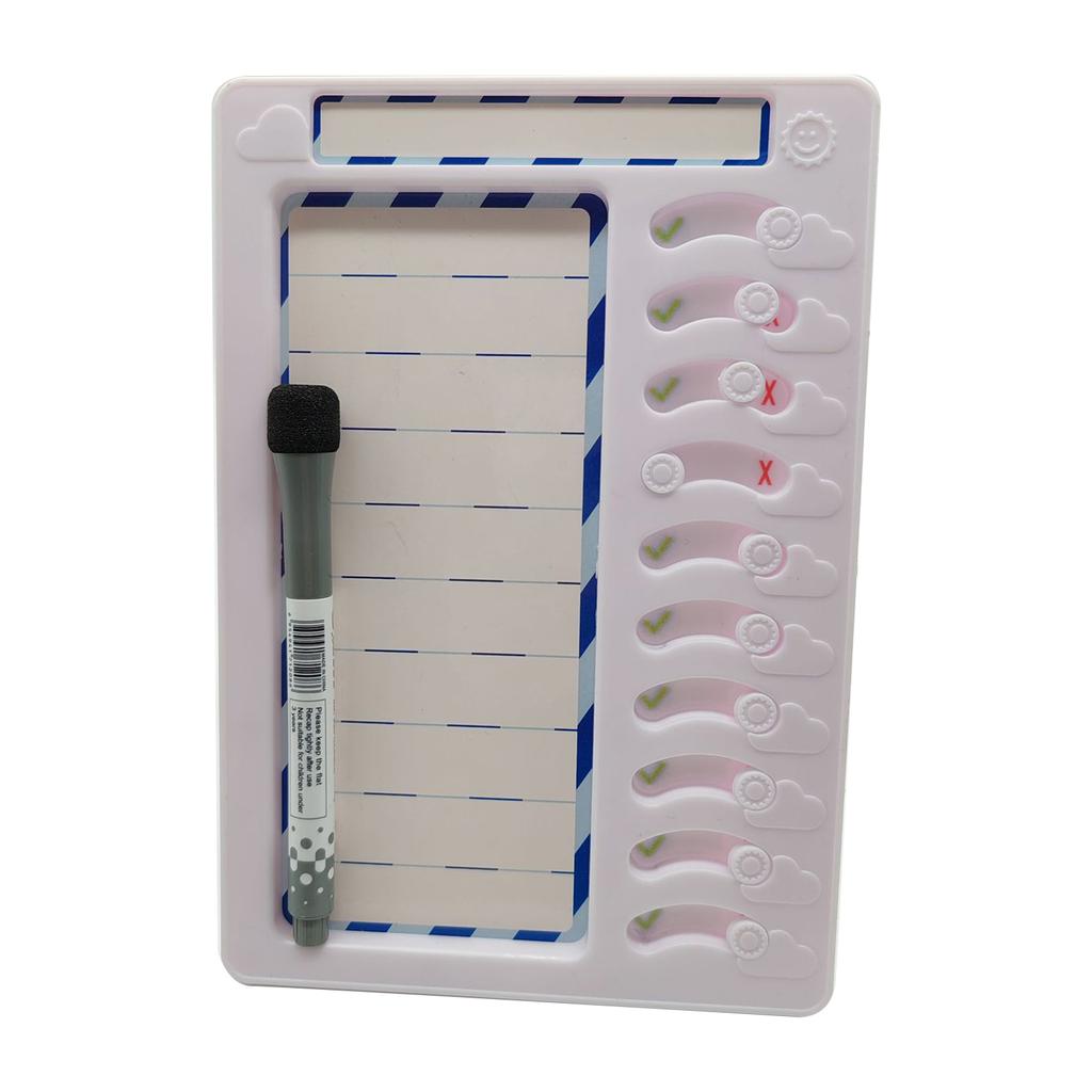 Таблица дел, стираемая доска для планирования списка дел, скользящая таблица распорядка дня, инструменты для борьбы с СДВГ и визуальные расписания для детей и взрослых