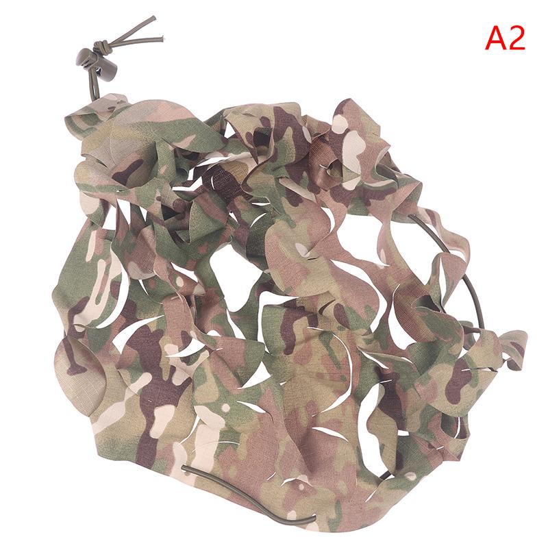 3D Маскировочная Сеть Чехол на Шлем для Airsoft Лазерная Резка Нейлоновый Шнурок Шлем Scrim Cs Военная Игра Пейнтбол Парашютист Охотничьи Аксессуары